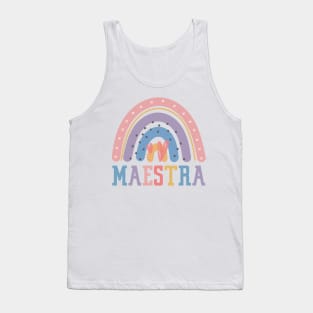 Maestra - Spanish teacher latina - bilingual teacher Tank Top